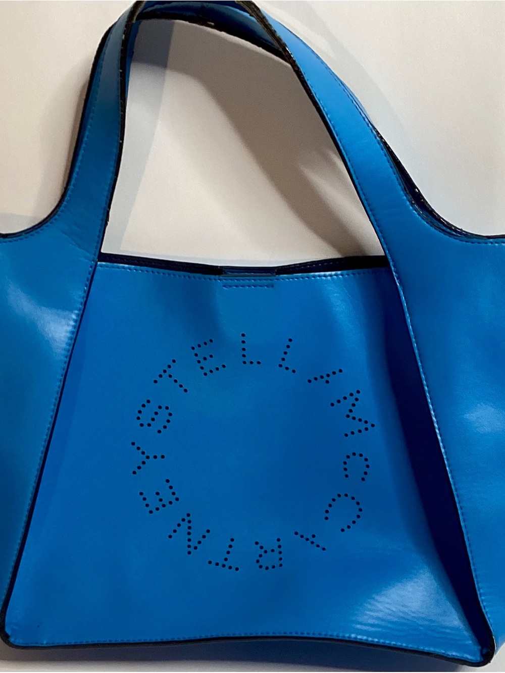 Stella McCartney Sapphire Blue Began Leather Tote